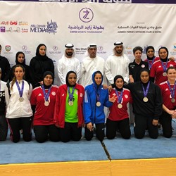 أكاديمية فاطمة بنت مبارك للرياضة النسائية تختتم مشاركتها في بطولة زايد الرياضية
