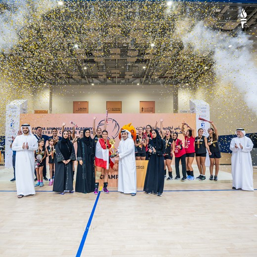 Al Qalamoun Lebanese Team Crowned Champions of the Fatima Bint Mubarak Academy Volleyball Cup for Ladies 2024