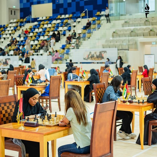 Fatima Bint Mubarak Ladies Sports Academy Organizes the Fatima Bint Mubarak Academy International Blitz Chess Tournament for Ladies - 8th Edition This April