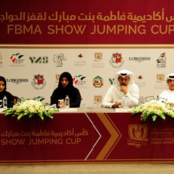 المؤتمر الصحفي للإعلان عن كأس أكاديمية فاطمة بنت مبارك لقفز الحواجز 2016